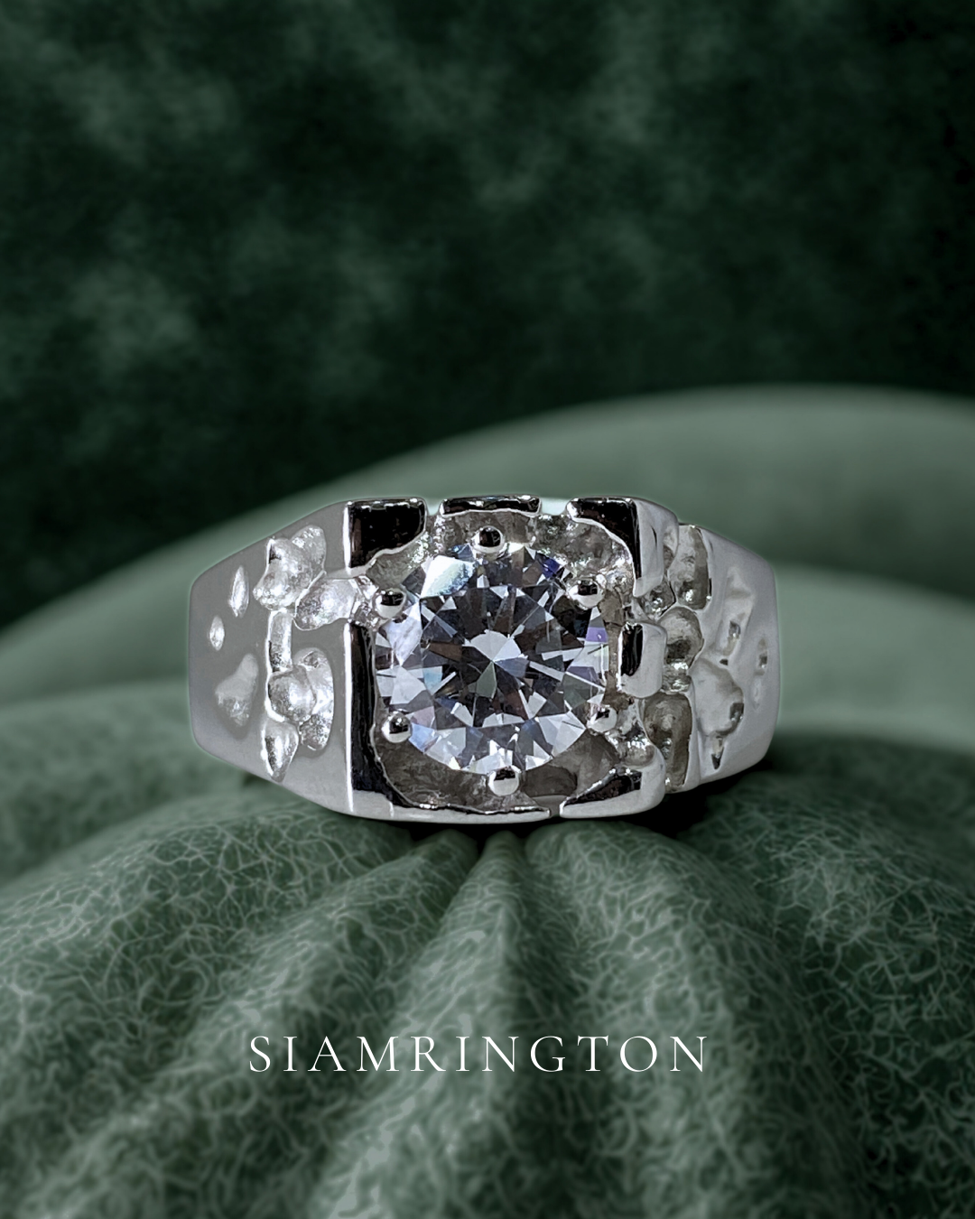 Crimson Dusk Ring