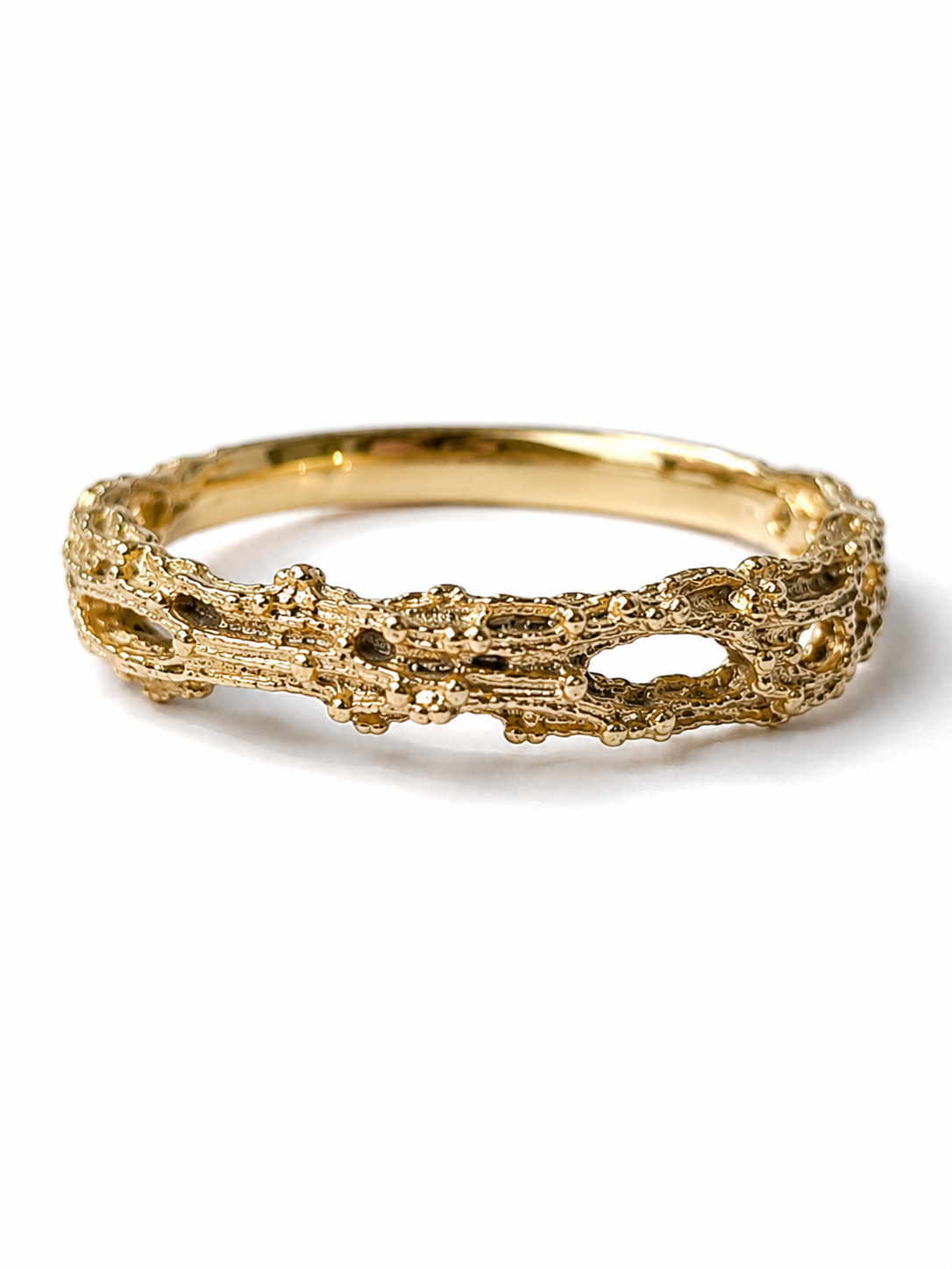 The Silvoria Ancient Bark Openwork Ring-1