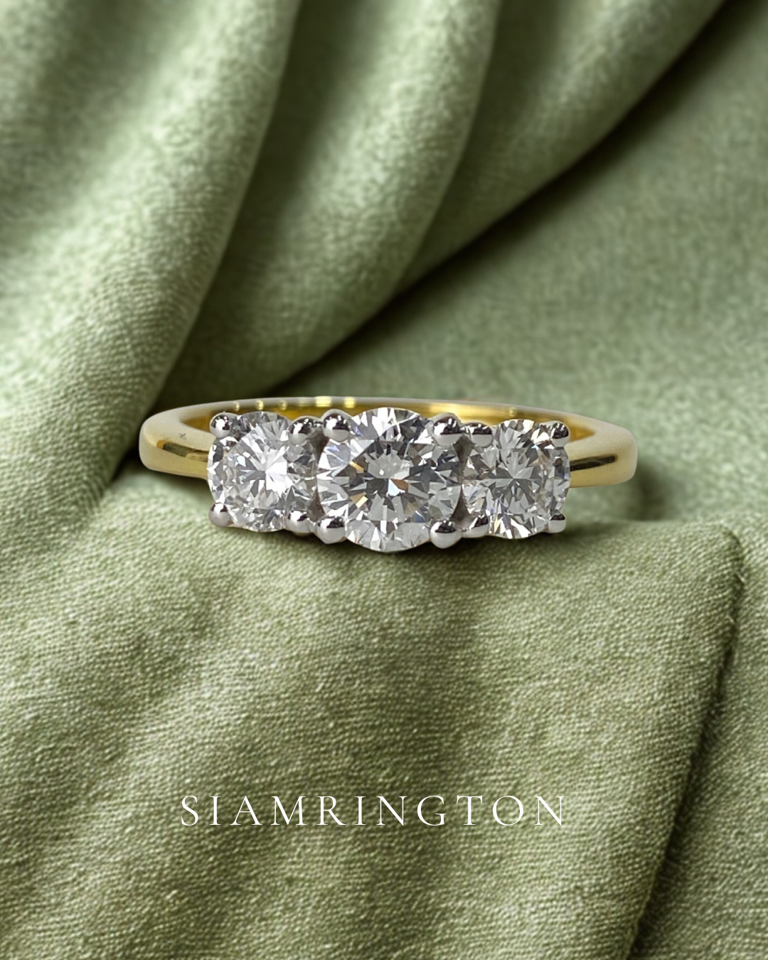 Three Sister Classic Gold ring